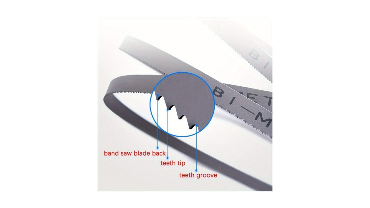 Band saw blade TPI product on white