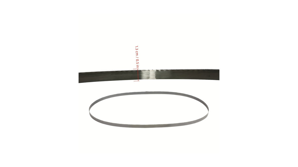 How to measure band saw blade length