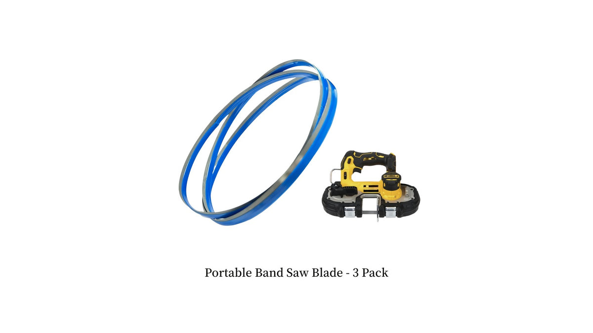 Portable band saw blade sizes
