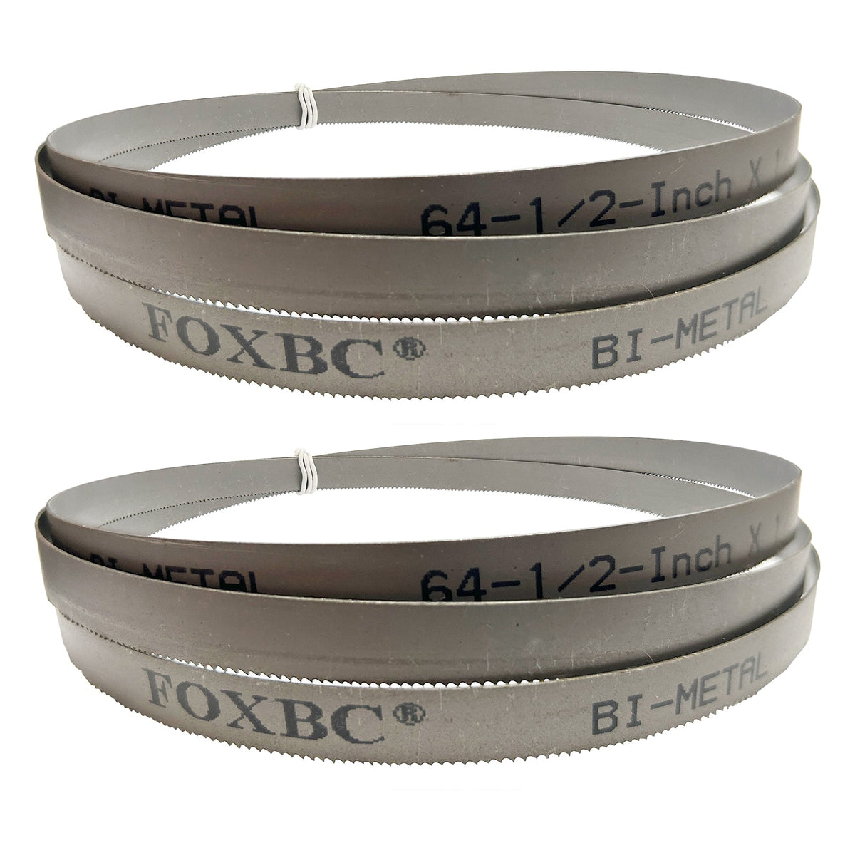 DEKOLY 64-1/2" x 1/2" x 0.02" x 24 TPI Metal Band Saw Blade Cutting for Harbor Freight, Wen 3970, Jet Band Saw - 2 Pack