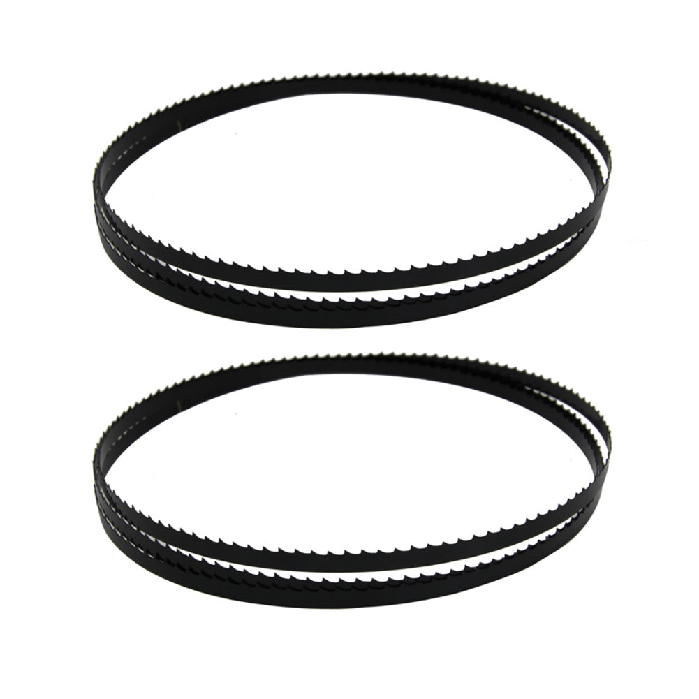 DEKOLY 72-1/2-Inch X 1/4-Inch X 0.02, 6TPI Carbon Band Saw Blades, 2-Pack