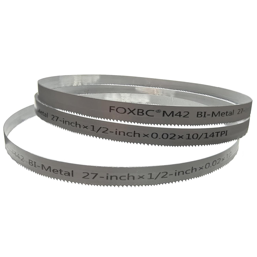 DEKOLY 27 Inch Band Saw Blades 10/14 TPI for DeWalt DCS377, Milwaukee Portable Band Saw Blade - 3 Pack