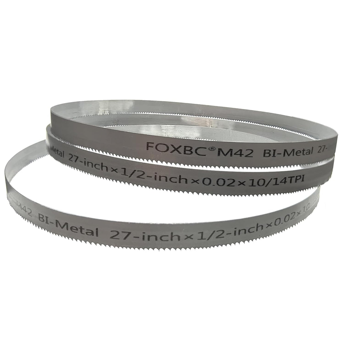 DEKOLY 27 Inch Band Saw Blades 10/14 TPI for DeWalt DCS377, Milwaukee Portable Band Saw Blade - 3 Pack