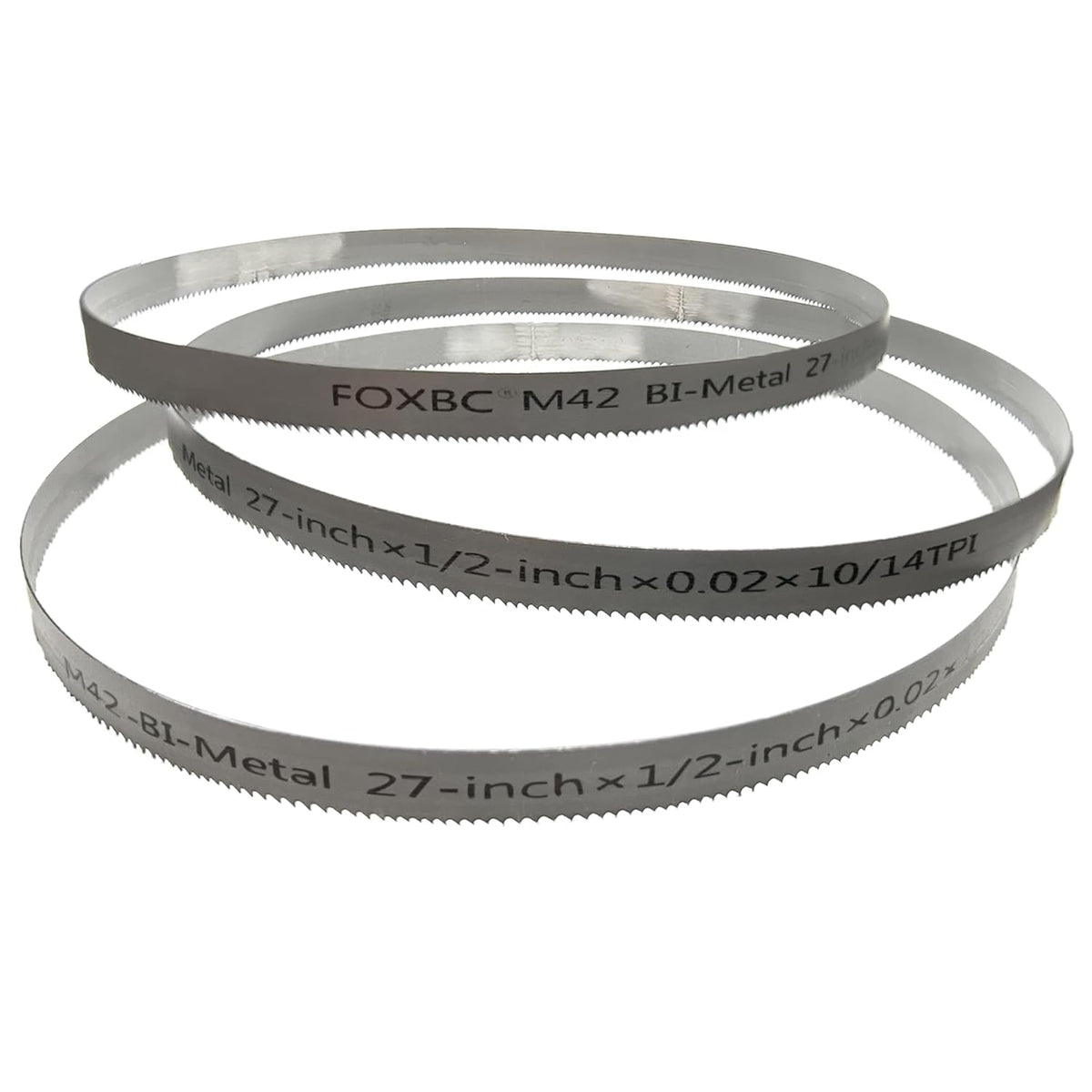 DEKOLY 27 Inch Band Saw Blades 10/14 TPI for DeWalt DCS377, Milwaukee Portable Band Saw Blade - 3 Pack
