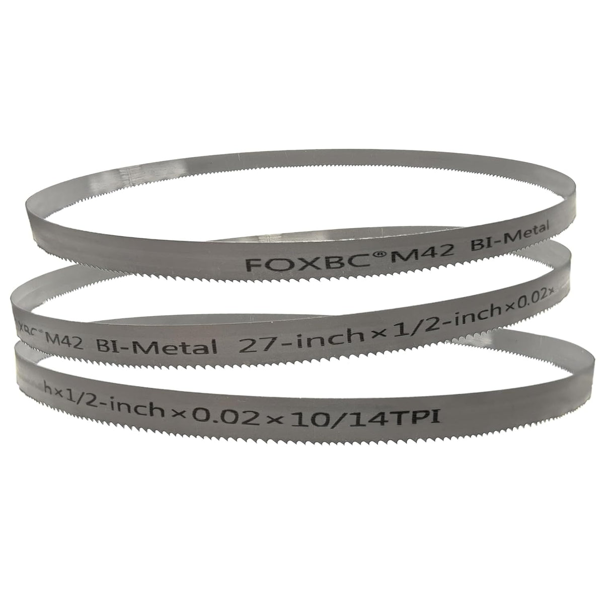 DEKOLY 27 Inch Band Saw Blades 10/14 TPI for DeWalt DCS377, Milwaukee Portable Band Saw Blade - 3 Pack