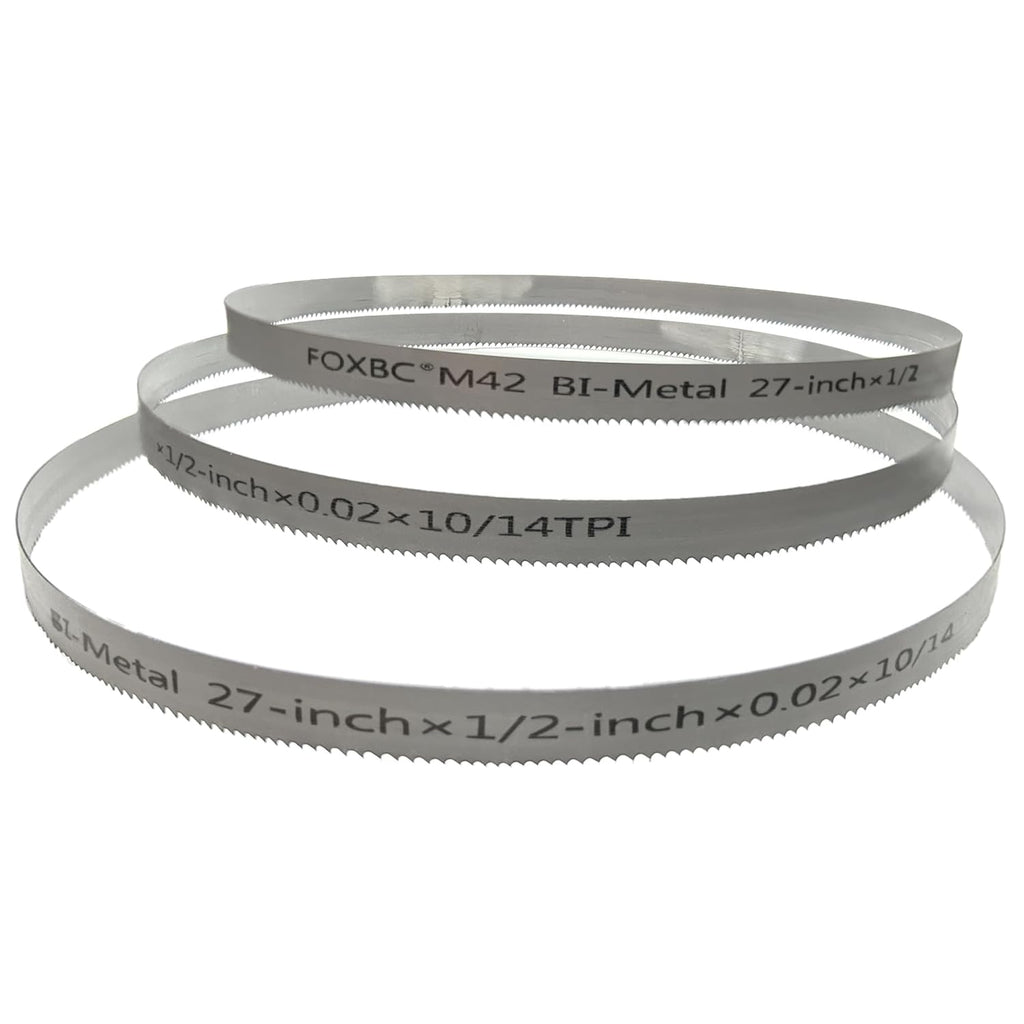 DEKOLY 27 Inch Band Saw Blades 10/14 TPI for DeWalt DCS377, Milwaukee Portable Band Saw Blade - 3 Pack