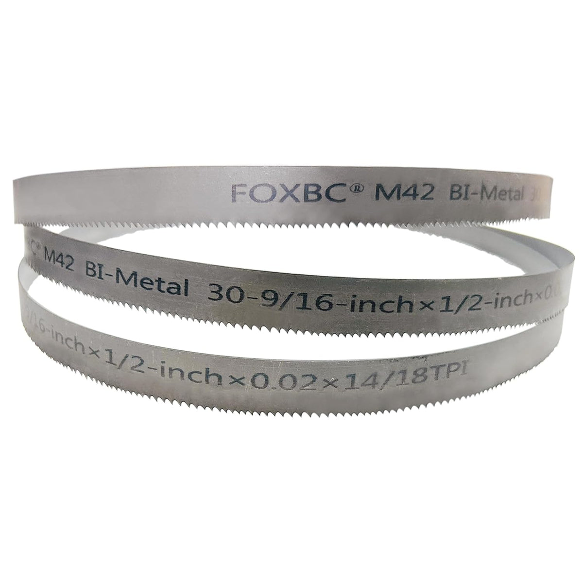 DEKOLY 30-9/16 inch Band Saw Blades 14/18 TPI, 30-9/16" x 1/2" x .020", Replacement for Milwaukee Metal Band Saw, 3-Pack