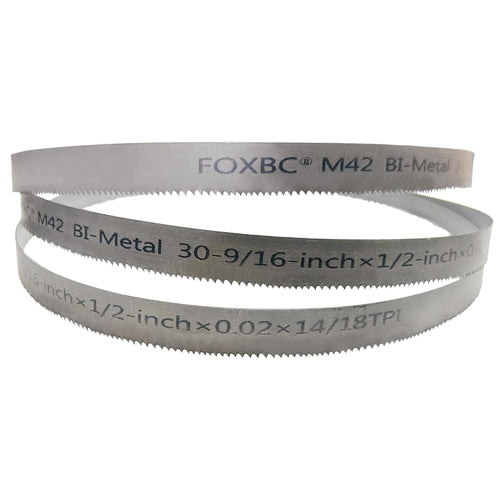 DEKOLY 30-9/16 inch Band Saw Blades 14/18 TPI, 30-9/16" x 1/2" x .020", Replacement for Milwaukee Metal Band Saw, 3-Pack