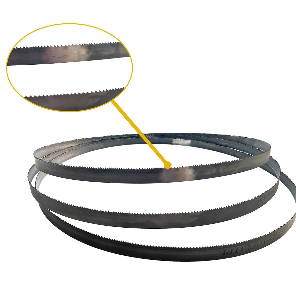 DEKOLY 44-7/8-inch Band Saw Blades 24 TPI, 44-7/8" x 1/2" x .020", Replacement for DeWalt DW3984, Milwaukee 48-39-0531 Portable Band Saw, 3-Pack