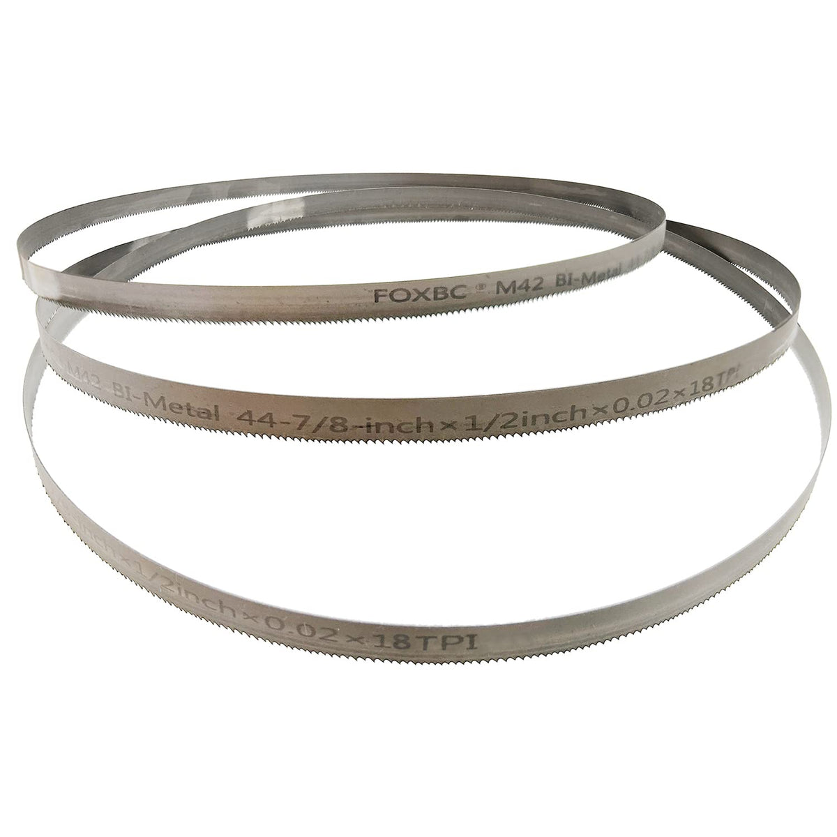 DEKOLY 44-7/8-inch Band Saw Blades, 44-7/8" x 1/2" x .020" 18 TPI, Replacement for DeWalt DW3983 DCS374B, Milwaukee 48-39-0521 Portable Band Saw Blades, 3-Pack