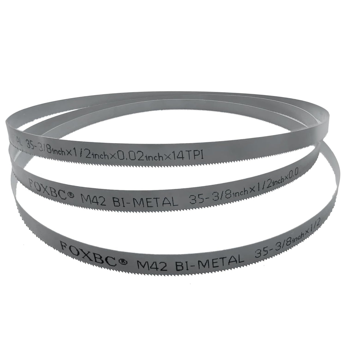 DEKOLY 35-3/8 Inch Band Saw Blade 14 TPI for Milwaukee 48-39-0519 Portable Band Saw Blade, 35-3/8" x 1/2" x .020" 14 TPI, 3-Pack