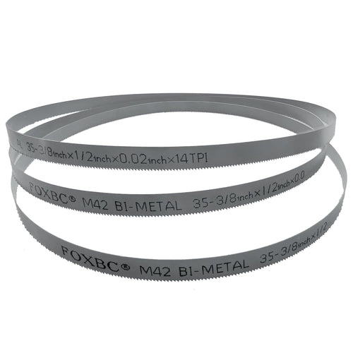 DEKOLY 35-3/8 Inch Band Saw Blade 14 TPI for Milwaukee 48-39-0519 Portable Band Saw Blade, 35-3/8" x 1/2" x .020" 14 TPI, 3-Pack