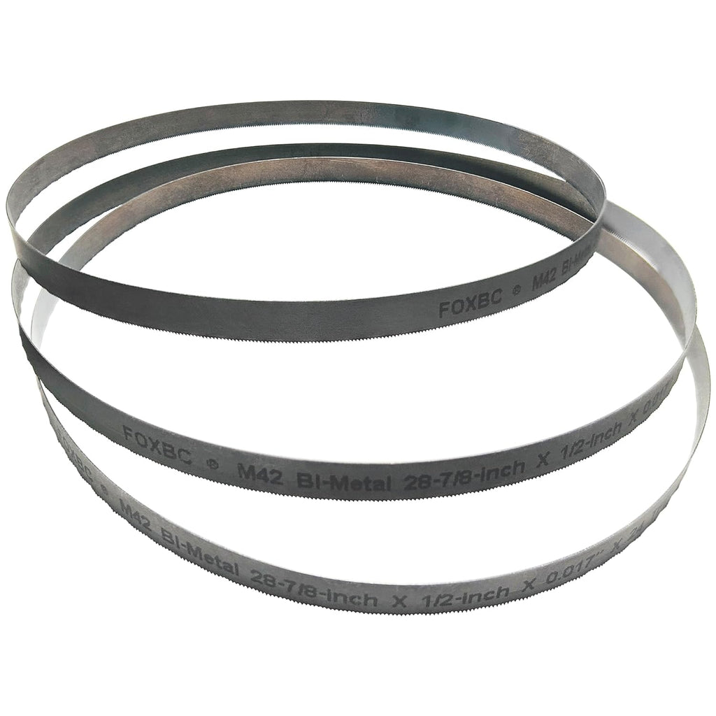 DEKOLY 28-7/8 inch Band Saw Blades 24 TPI for Compact Portable Band Saw Blade, 3-Pack