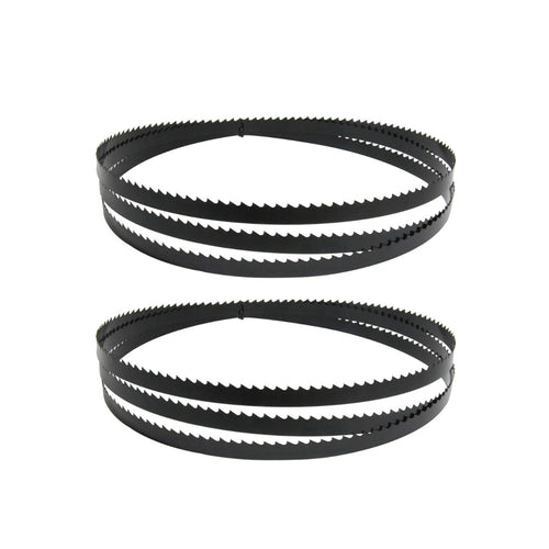 DEKOLY 116 Inch X 3/8-Inch X 0.02, 3TPI Carbon Band Saw Blades, 2-Pack